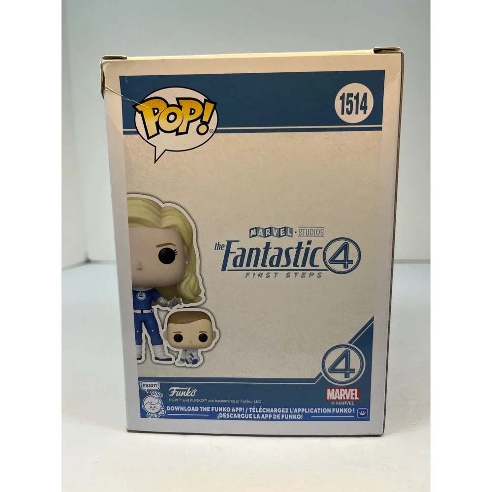 Funko Pop Marvel Fantastic 4 First Steps Invisible Woman & Franklin 1514